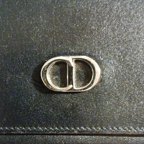 Dior Black Leather Wallet - Picture 2 of 14